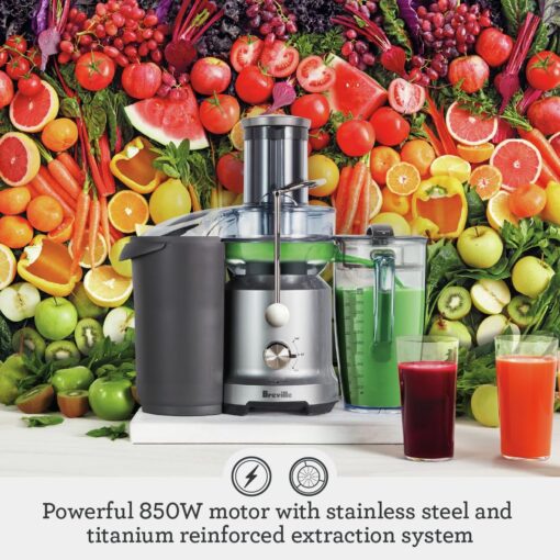Breville BJE430SIL Juice Fountain Cold, 70 oz, Silver - Image 6