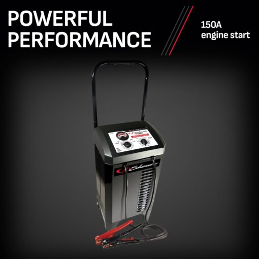 Schumacher Electric Manual Battery Charger & Engine Starter - 12V, 150A with 25A Boost - Heavy Duty Jump Starter & Charger for Standard, AGM, Gel & Deep-Cycle Batteries - 6-Foot Output Cables SC1437 - Image 8