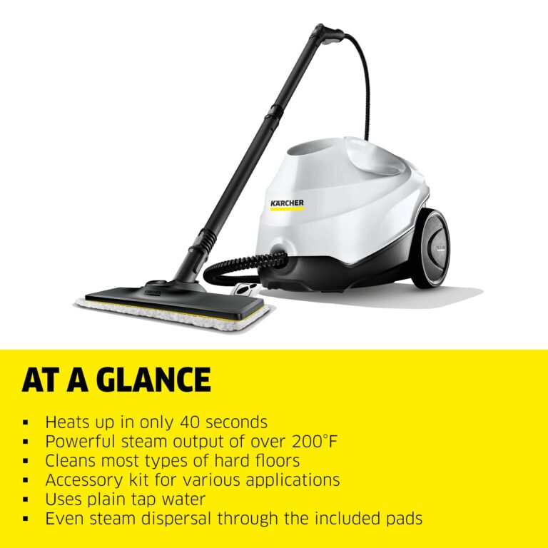 Kärcher Steam Cleaner, Multi Purpose, Power Steamer, Chemical-Free, 40 Sec Heat-Up, for Grout, Tile, Hard Floors, Appliances & More - SC 3 Easy Fix - Image 2
