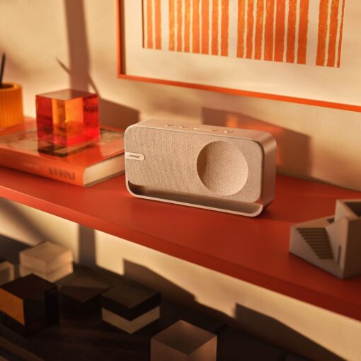 Bose SoundLink Home Speaker, Premium, Portable and Wireless Bluetooth Bookshelf Speaker, Up to 9 Hours Battery Life, Light Silver - Image 5
