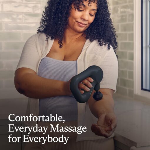 TheraGun Relief Quiet Deep Tissue Therapy Massage Gun - Bluetooth Enabled, Electric Percussion Massage Gun & Personal Massager for Pain in The Neck, Back, Leg, Shoulder and Foot (Relief - Black) - Image 7