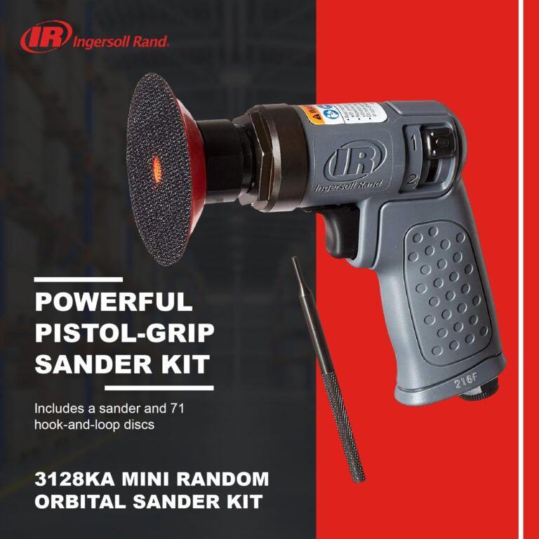 Ingersoll Rand 3128KA Mini Random Orbital Sander Kit - Image 7