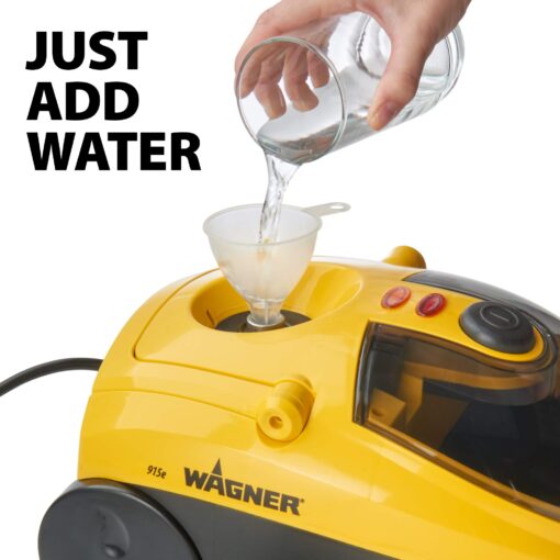 Wagner Spraytech 0282014 915e On-Demand Steam Cleaner & Wallpaper Removal, Multipurpose Power Steamer, 18 Attachments Included (Some Pieces Included in Storage Compartment) For Floor - Image 13