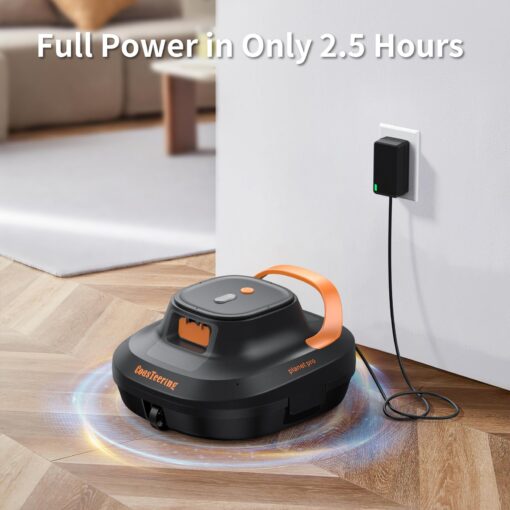 CoasTeering Cordless Robotic Pool Vacuum Cleaner, Robot Pool Vacuum for Above Ground Pools, with 120 Mins Runtime, Dual Brushless Motors, Ideal for Swimming Pools up to 1292 Sq.Ft - Image 6