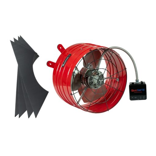 Quietcool AFG SMT PRO-3.0 Smart Attic Fan for Gable Vents - 2940 CFM - Smart App Control - Thermostat and Humidistat - 20ft Power Cord - Plug-and-play - Two Speed - Image 5