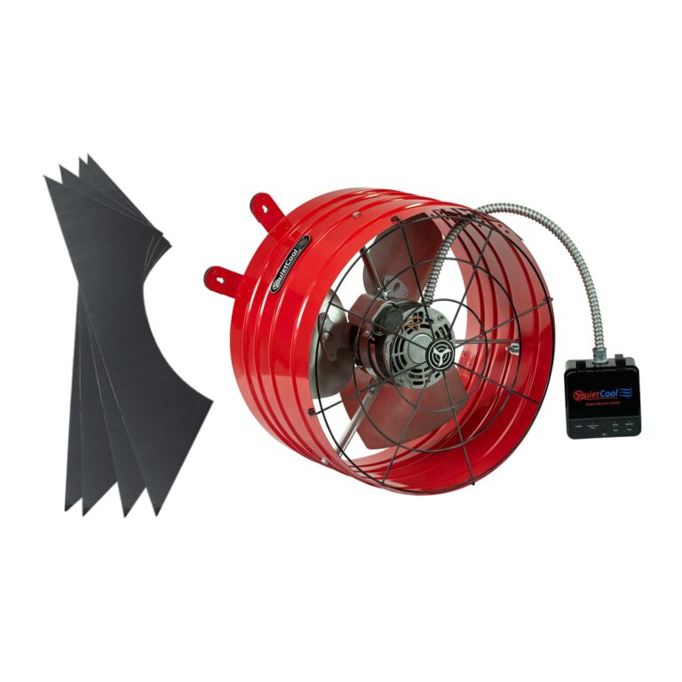 Quietcool AFG SMT PRO-3.0 Smart Attic Fan for Gable Vents - 2940 CFM - Smart App Control - Thermostat and Humidistat - 20ft Power Cord - Plug-and-play - Two Speed - Image 5