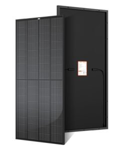 RICH SOLAR 250 Watt 12 Volt Monocrystalline Solar Panel High Efficiency Solar Module for RV Trailer Camper Marine Off Grid All Black