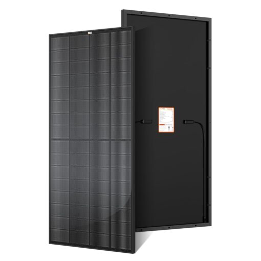 RICH SOLAR 250 Watt 12 Volt Monocrystalline Solar Panel High Efficiency Solar Module for RV Trailer Camper Marine Off Grid All Black