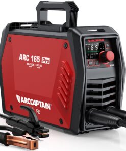ARCCAPTAIN iControl ARC165 Pro Stick Welder, [APP Control] 165Amp ARC/Lift TIG Welding Machine, Large LED Display, IGBT Inverter 110V/220V MMA Welder with Hot Start, Arc force, and Anti-Stick