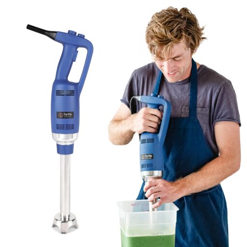 TK Commercial Immersion Blender, 500 Watt/.5 HP Variable Speed Motor, 16,000 RPM Heavy Duty with Performance Assurance - 12"
