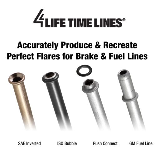 4LIFETIMELINES Hydraulic Flaring Tool Set - Universal Kit, Includes Comprehensive Range of Dies for 3/16" to 1/2" & 4.75mm to 10mm Lines, Ensures Precise and Efficient Flaring - Image 5