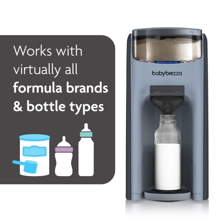 Baby Brezza New and Improved Formula Pro Advanced Formula Dispenser Machine - Automatically Mix a Warm Formula Bottle Instantly - Easily Make Bottle with Automatic Powder Blending, Slate - Image 5