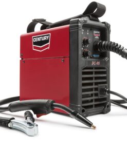 Lincoln Electric FC90 Flux Core Wire Feed Welder and Gun, 90 Amp, 120V, Inverter Power Source for Easy Operation, Portable Shoulder Strap, Best for Small Welding Jobs
