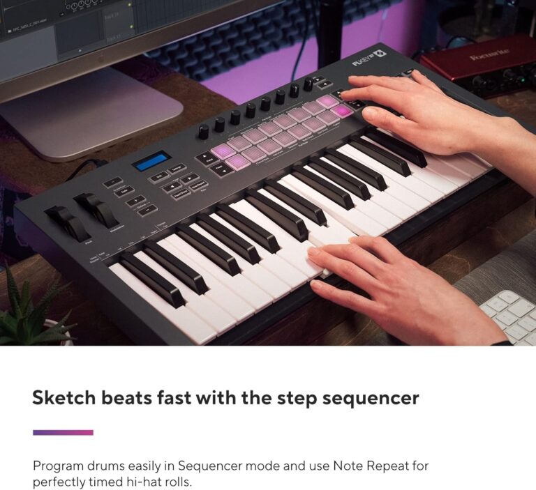Novation FLkey 37 MIDI Keyboard - Seamless FL Studio Integration with Chord Mode and Scale Mode. All the software you need for Music Production - Image 5