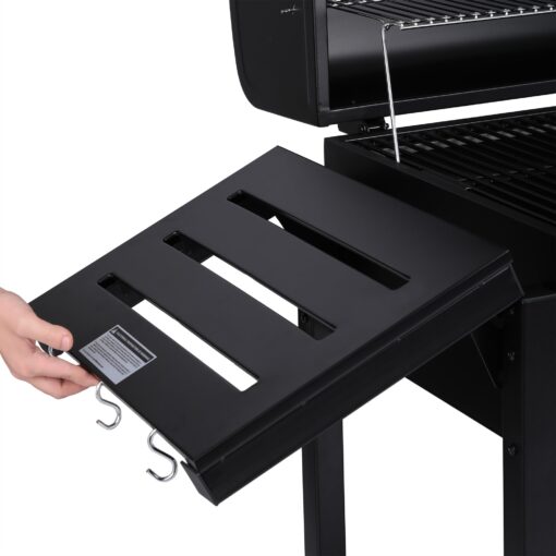Royal Gourmet CD2030AN 30-Inch Charcoal Grill, Deluxe BBQ Smoker Picnic Camping Patio Backyard Cooking, Black, Large - Image 5