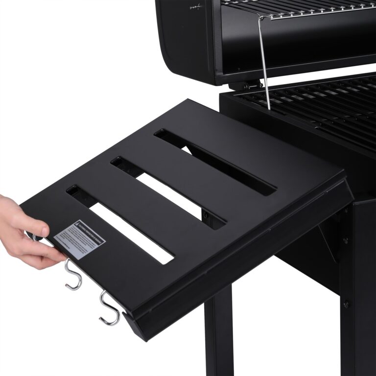 Royal Gourmet CD2030AN 30-Inch Charcoal Grill, Deluxe BBQ Smoker Picnic Camping Patio Backyard Cooking, Black, Large - Image 5