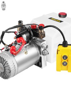 Vevor Hydraulic Pump 3 Quart Hydraulic Power Unit Double Acting Hydraulic Pump for Dump Trailer Car Lifting 12V DC Plastic Oil Reservoir (Plastic, Double Acting) : Industrial & Scientific