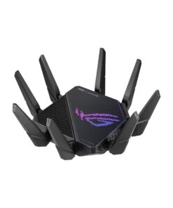 ASUS ROG Rapture GT-AX11000 Pro Tri-Band WiFi 6 Extendable Gaming Router, 10G & 2.5G Ports, ASUS RangeBoost Plus, Triple-level Game Acceleration, Subscription-free Network Security, AiMesh Compatible