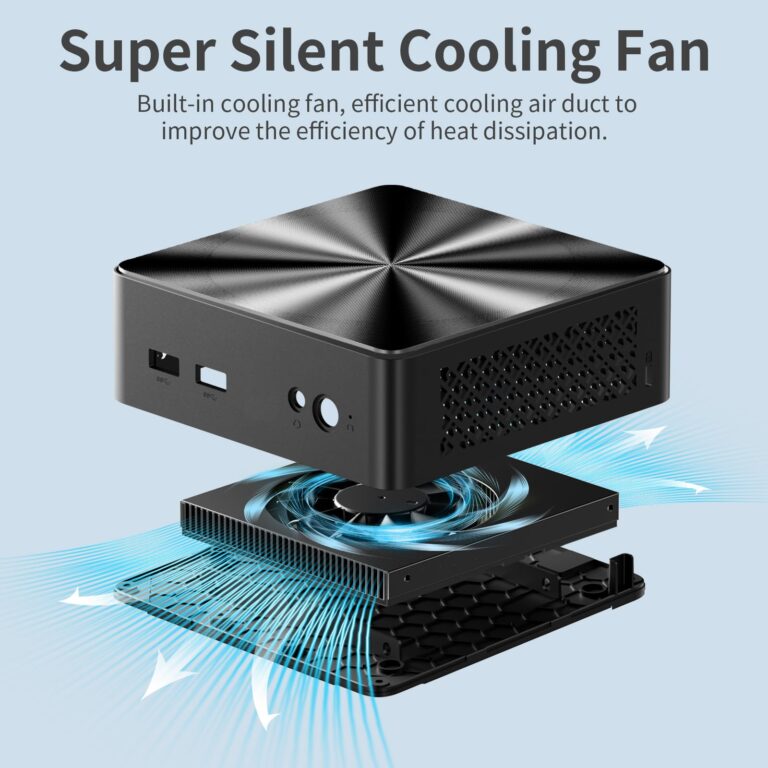 Mini PC, Intel Twin Lake N150 (Upgraded N100, up to 3.6GHz) 16GB DDR4 RAM 512GB M.2 SSD, Mini Desktop Computers Windows 11, 4K Dual Display/USB3.2/WiFi 5/RJ45/BT 5.1/Micro PC for Home Office Business - Image 2