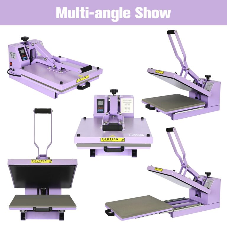 PlanetFlame Heat Press 15x15 inch Industrial Quality Sublimation Heat Press, Slide Out Heat Transfer Machine for T-Shirt, Purple - Image 7