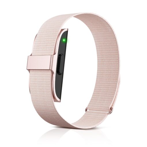 SEEKZERO Sleep & Fitness Tracker for Women Men | 24/7 Heart Rate, Blood Oxygen & Stress Monitor | Step & Calorie Counter | IP68 Waterproof Activity Tracker, Pink (No App Subscription)