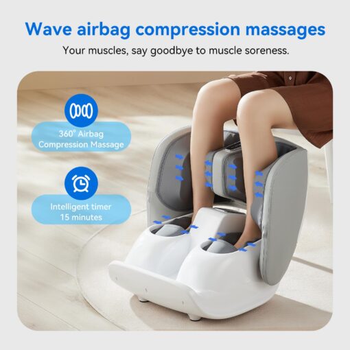 HMMSYLVA Foldable Foot and Calf Massager,2 in 1 Foot and Calf Massager with Heat for Fatigue Relief,Gifts for Men,Women - Image 6