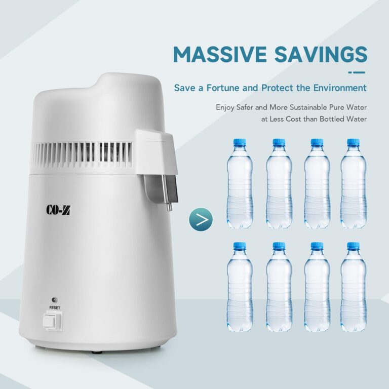 CO-Z 6L Water Distiller, Larger 1.6 Gal Countertop Home Distillers, Distilling Pure Water Machine for Home Table Desktop, Distilled Water Making Machine, Water Purifier to Make Clean Water for Home - Image 5