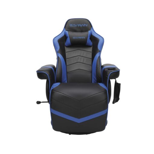 RESPAWN 900 Gaming Recliner - Video Games Console Recliner Chair, Computer Recliner, Adjustable Leg Rest and Recline, Recliner with Cupholder, Reclining Gaming Chair with Footrest - Blue - Image 8