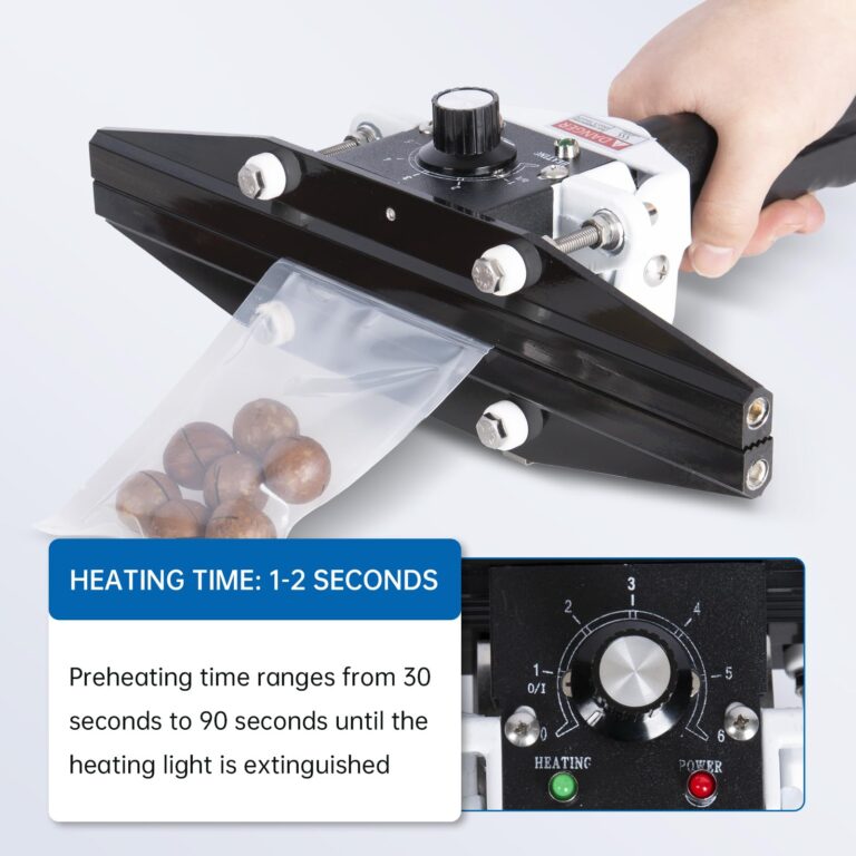 R-PACK Portable Hand Held Heat Sealer Machine-R-PACK FKR-600, 24 Inches, For Foil Bag, Kraft Bag, Mylar Bag - Image 4
