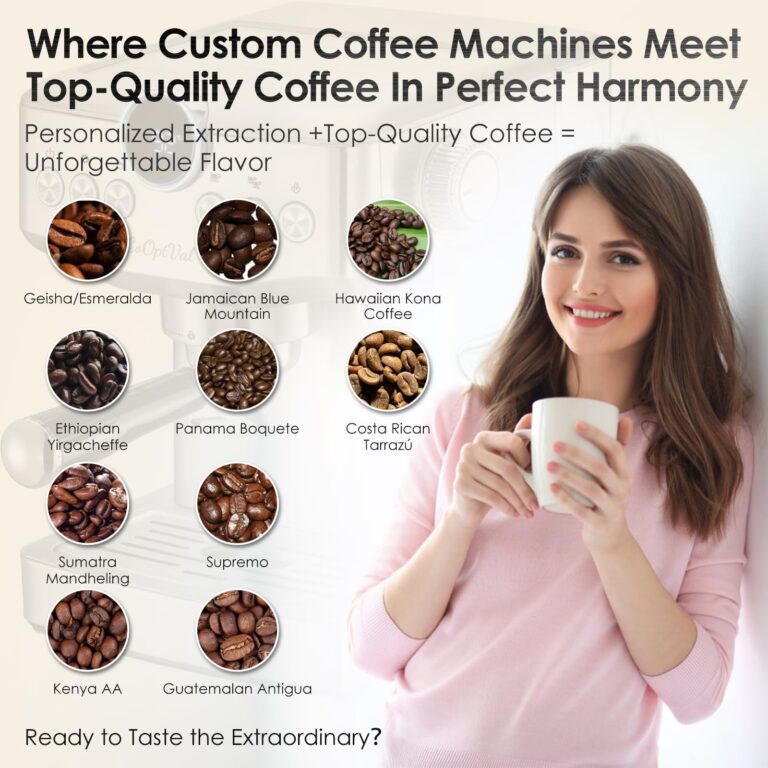 CoOptVal 20-Bar Espresso Machine & Cafetera Espresso – Fully Customizable Brewing (Temperature, Time, Volume, Steam) – Steam Wand & Milk Frother, Stainless Steel – Latte Machine & Cappuccino Machine - Image 3