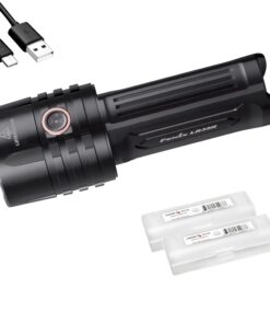 Fenix LR35R Super Bright Rechargeable Flashlight, 10000 Lumen Long Throw and High Lumen with Batteries and Lumentac Organizer