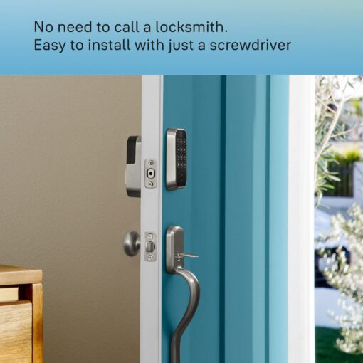 Yale Assure Lock 2 Keypad with Bluetooth and Valdosta Lever in Black Suede - Image 3