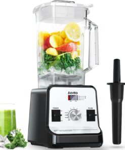 Aeitto Blender, Blenders for Kitchen with 1500-Watt Motor, 68 Oz Large Capacity, Professional Countertop Blenders for Ice Crush, Frozen Drinks, Silver
