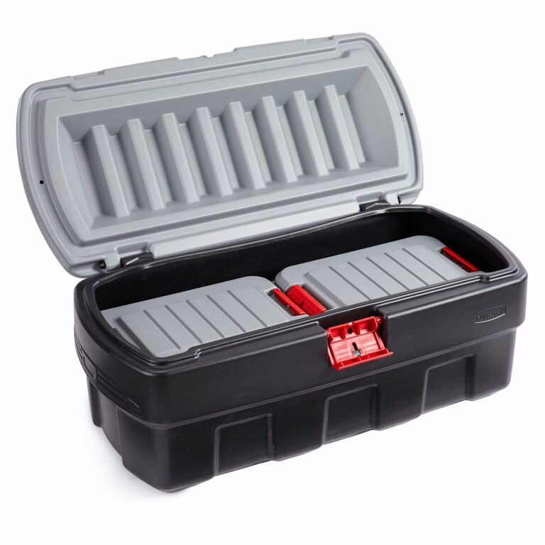 Rubbermaid ActionPacker️ 48 Gal with 8 Gal Containers Nested, Lockable Storage Bins, Industrial, Rugged Storage Container Bundle with Lids - Image 10