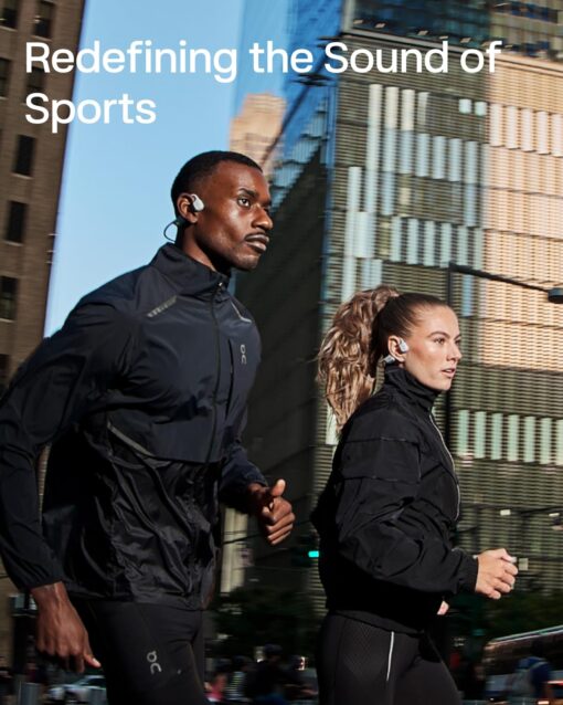 SHOKZ New OpenRun Pro 2 - Open-Ear, Bone Conduction Sport Headphones - with Reflective Strip - Sweat Resistant, Workout Headphones - Secure, Wireless, Comfortable Fit-Deep Bass and Smart Mic App - Image 7