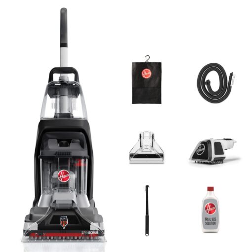 Hoover PowerScrub XL Pet Carpet Cleaner Machine for Carpet and Upholstery, Deep Cleaning Carpet Shampooer Machine with Multi-Purpose Tools, Powerful Suction, Includes Oxy Pet Cleaner Solution