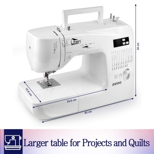 Sewing Machine Computerized Embroidery Sewing Machine with 60 Unique Built-in Stitch - Image 4