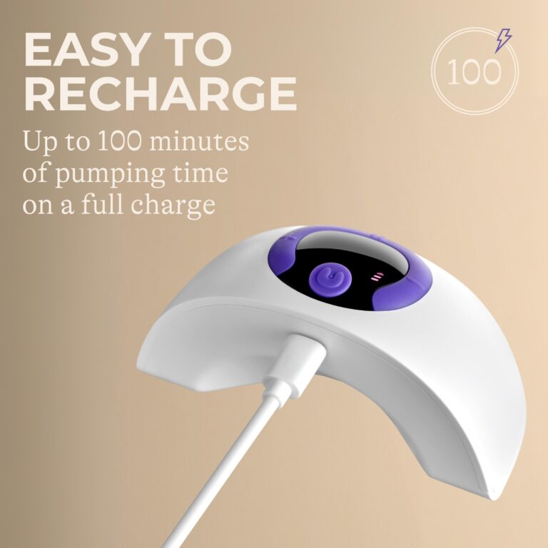 Lansinoh Discreet Duo Wearable Breast Pump, Hands Free Breast Pump, 4 Pumping Modes, 9 Levels Hospital Strength Suction, LED Display, Leak-Resistant Design, 2 Breast Flange Sizes Included: 24mm & 21mm - Image 3