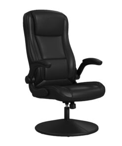 RESPAWN 800 Gaming Chair Floor, Swivel Rocker Gaming Chair, High Back Ergonomic Floor Gaming Chair for Kids and Adults, Gaming Recliner, Floor Rocker Chair with Armrests - Black