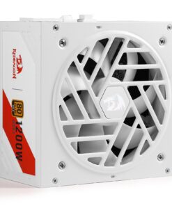 Redragon RGMS-1200W PRO 80+ Gold 1200 Watt Power Supply w/Upgraded ATX 3.1 & PCIe 5.1 Fully Modular, Compact 150mm Size, Smart ECO Low Noise Fan, 100% Japanese Capacitors, Full Mod Cables