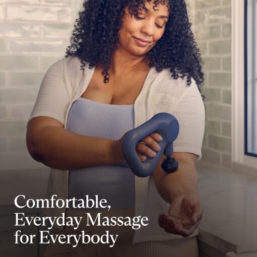 TheraGun Relief Handheld Percussion Massage Gun - Easy-to-Use, Comfortable & Light Personal Massager for Every Day Pain Relief Massage Therapy in Neck, Back, Leg, Shoulder and Body (Navy) - Image 6