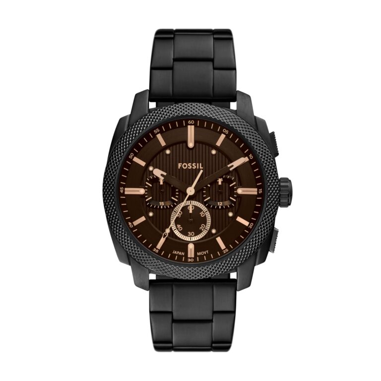 Fossil Men's Machine Chronograph Black Stainless Steel Watch