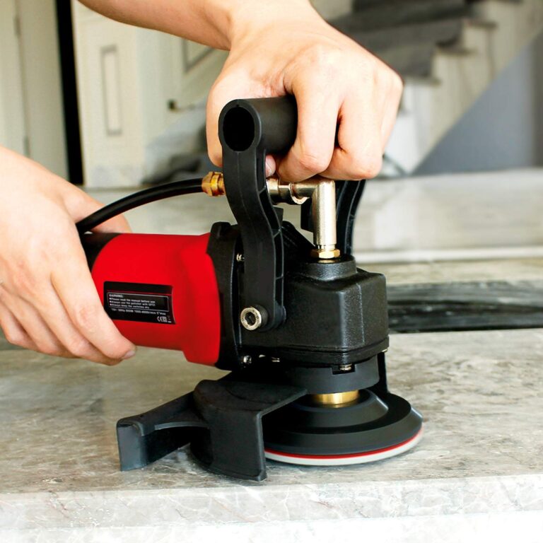 ZFE 800W/110V Variable Speed 4'' Wet Polisher / Grinder & Granite Diamond Polishing Pads Concrete Polisher Stone Polisher for Granite/Marble/Concrete/Stones - Image 2