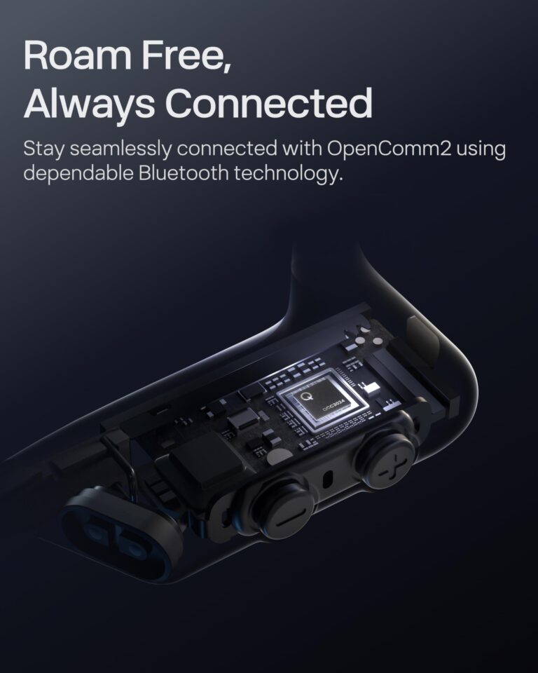 OpenComm2 UC 2025 Upgrade - Open-Ear Wireless Computer Headset with Boom Mic, Bone Conduction Bluetooth Stereo Headphones, USB-C Dongle Compatible with PC and Mac, Zoom Certified - C120 UC - Image 4