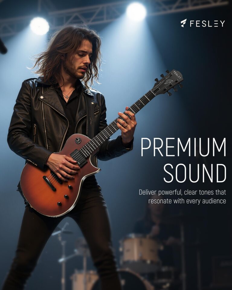 Fesley 39" LP Electric Guitar Kit:Full Size Solid Body Electric Guitars for Beginners with Humbucker Pickups,Poplar Body,Mahogany Neck,22 Frets,6 String Guitar with Gig Bag,Cable,FLP350,Matte,Sunburst - Image 3