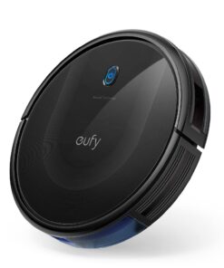 eufy Robot Vacuum 11S MAX, Super Thin, Powerful Suction, Quiet, Self-Charging Robotic Vacuum Cleaner, Cleans Hard Floors to Medium-Pile Carpets, Black