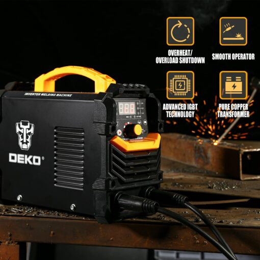 DEKOPRO Stick Welder 160A ARC/Lift TIG 2-in-1 Welding Machine with 110v/220v Dual Voltage IGBT Inverter Welder - Image 6