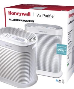 Honeywell AllergenPlus HEPA Air Purifier, Airborne Allergen Reducer for Extra Large Rooms, Reduces Allergens, Smoke, Wildfire Smoke, Pollen, Pet Dander and More, White, HPA304
