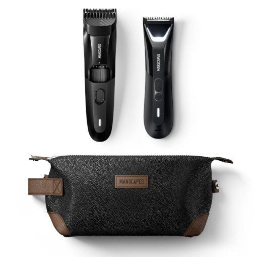 MANSCAPED® The Beard & Body Bundle 5.0 Contains: The Beard Hedger™ Premium Precision Trimmer and The Lawn Mower® 5.0 Ultra Electric Groin & Body Hair Trimmer