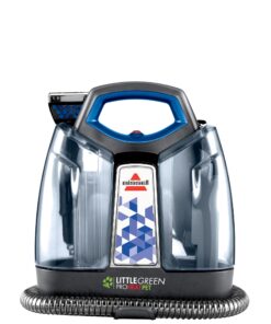 BISSELL Little Green Proheat Portable Deep Cleaner/Spot Cleaner and Car/Auto Detailer with Self-Cleaning HydroRinse Tool for Carpet and Upholstery, Blue